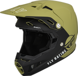 Youth Formula Cc Centrum Helmet Matte Olive Grn/Blk Yl - Cycle City Outdoors