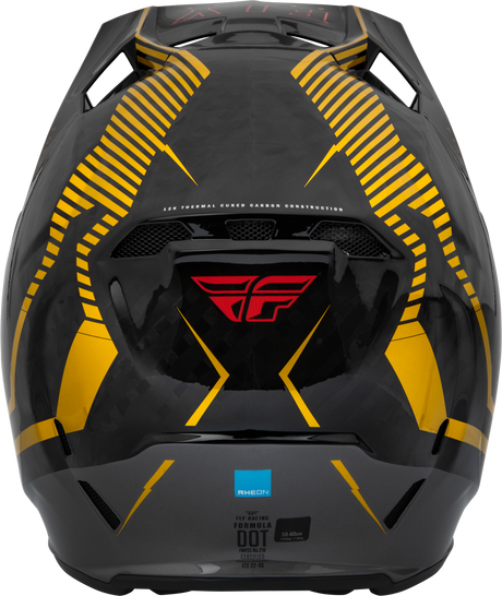 Formula Carbon Tracer Helmet Gold/Black Md