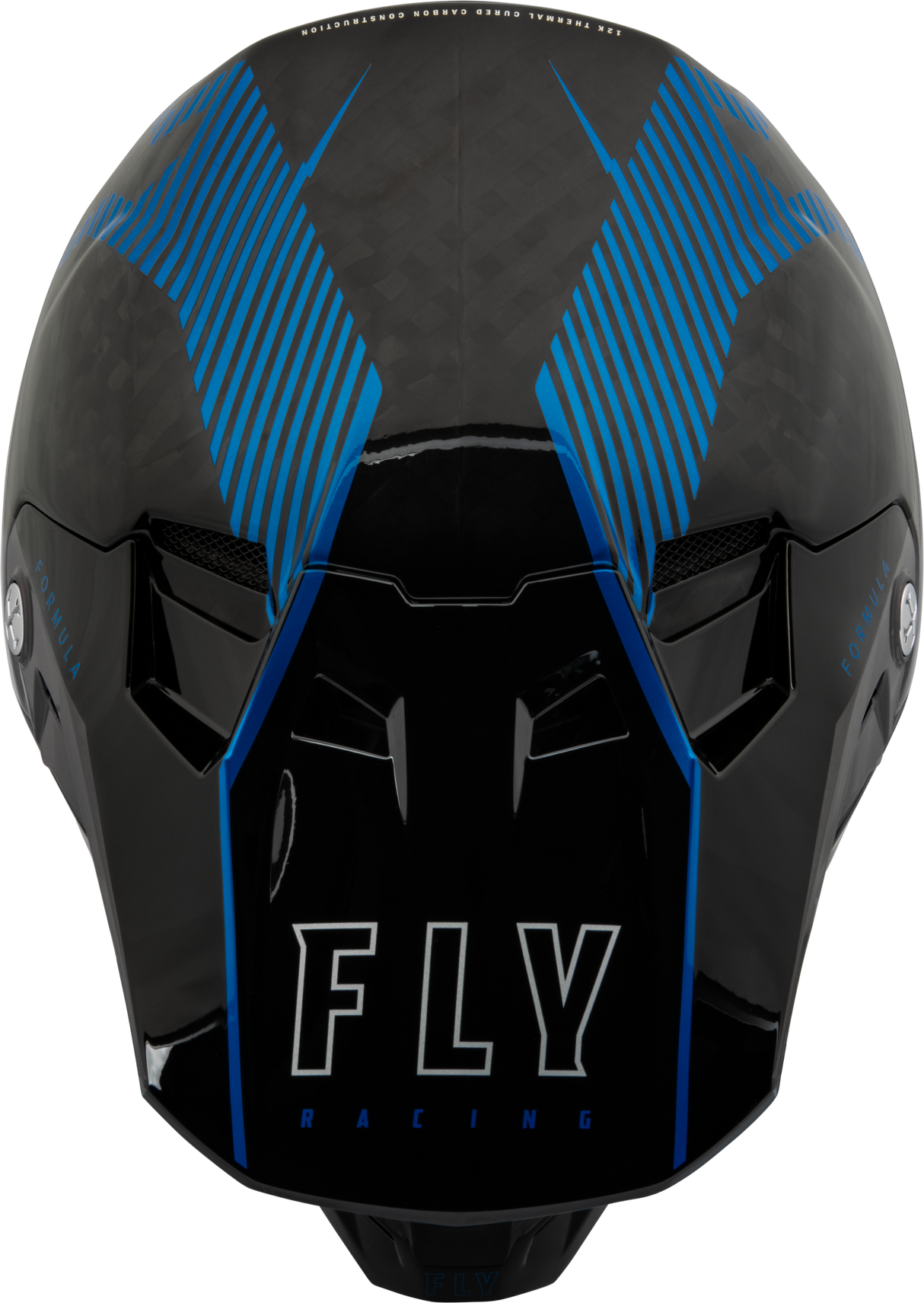 Youth Formula Carbon Tracer Helmet Blue/Black Yl - Cycle City Outdoors