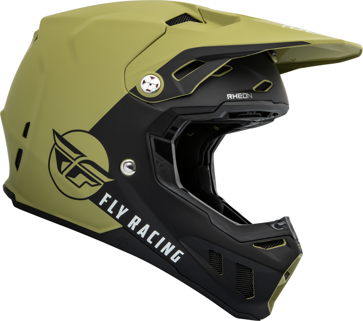 Youth Formula Cc Centrum Helmet Matte Olive Grn/Blk Yl - Cycle City Outdoors