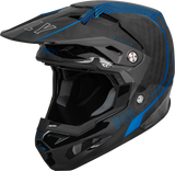 Youth Formula Carbon Tracer Helmet Blue/Black Yl - Cycle City Outdoors