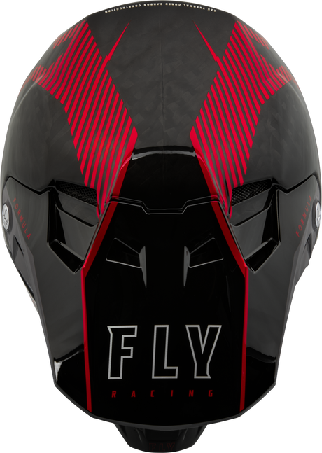 Formula Carbon Tracer Helmet Red/Black Lg