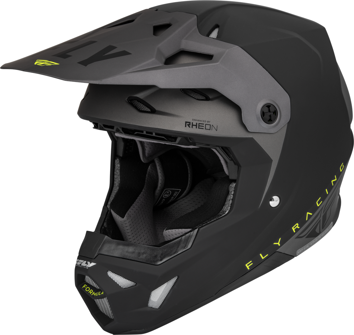 Formula Cp Slant Helmet Matte Black/Grey/Hi Vis Md - Cycle City Outdoors